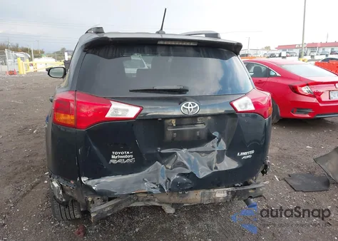 2013 Toyota Rav4 Limited from USA, damaged, VIN 2T3DFREV7DW016058